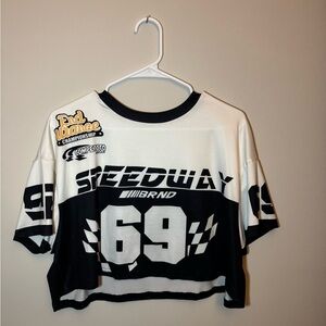 Speedway Kids Graphic Tee - Black & White